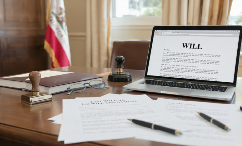 How to write a legally valid will in California