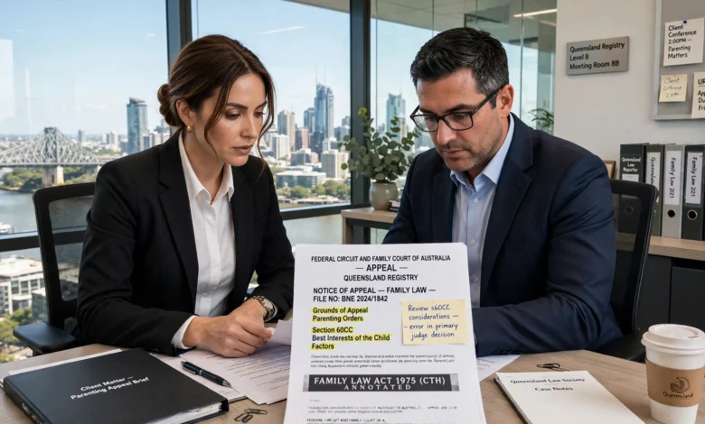 Family law appeals in Queensland
