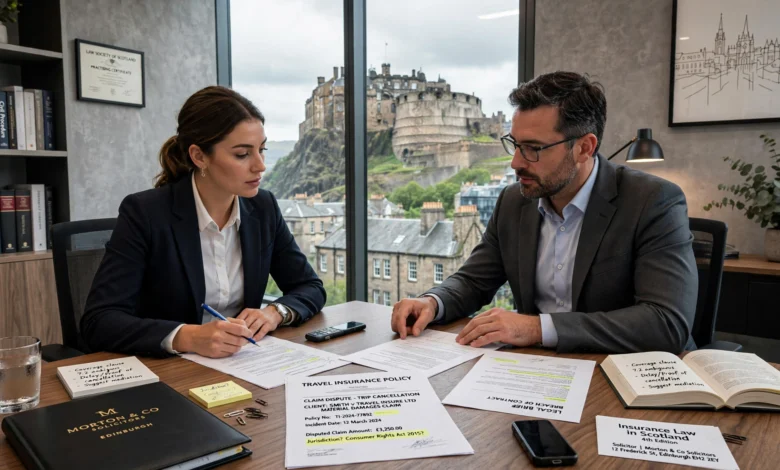 Travel insurance legal disputes in Edinburgh