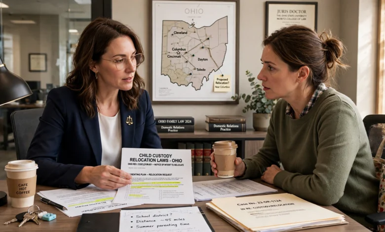 Relocation after divorce in Ohio