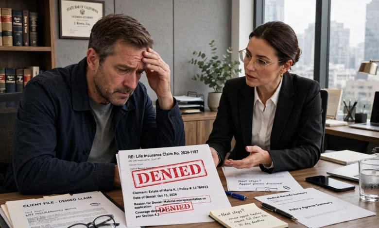 Denied Life Insurance Claim