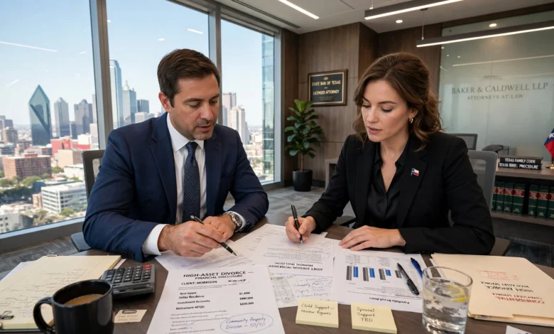 high-Asset Divorce in Texas