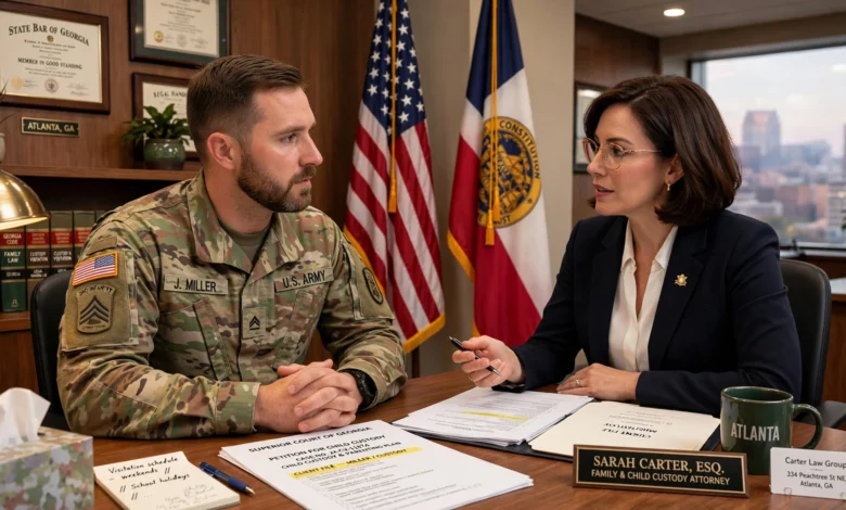 military deployment and child custody in Georgia