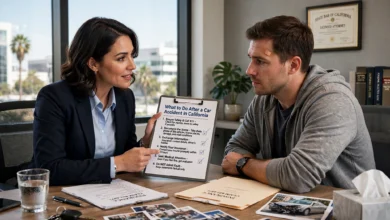 what to do after a car accident in California