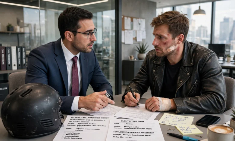 motorcycle accident claims in California